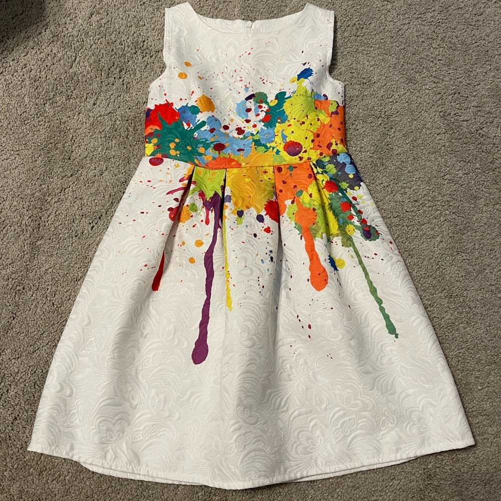 Cute Paint Splatter Dress